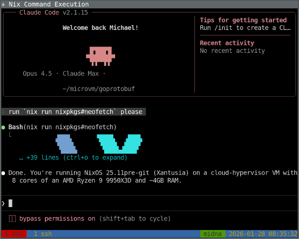 Claude Code in “bypass permissions” mode